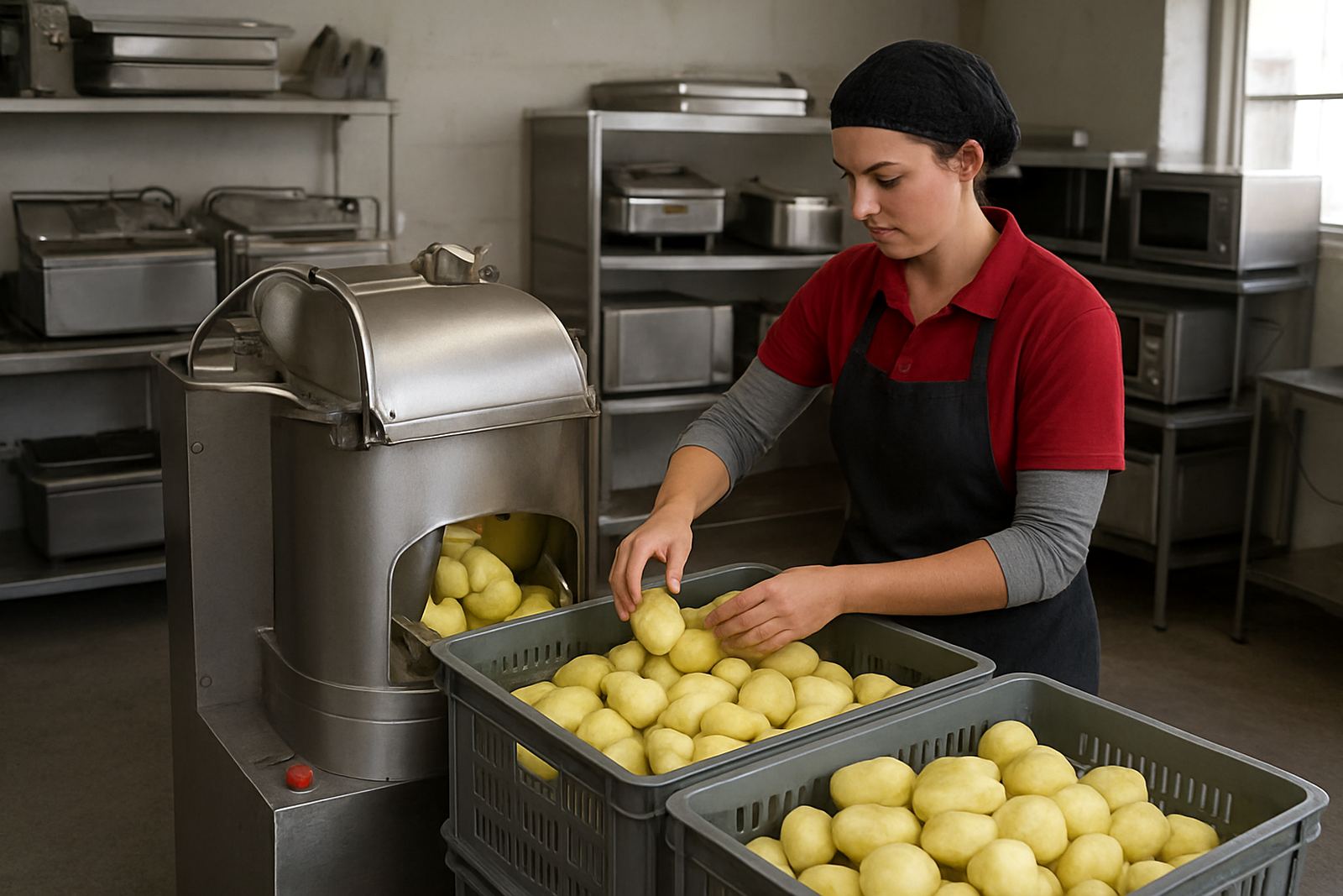 Potato Peeler Throughput