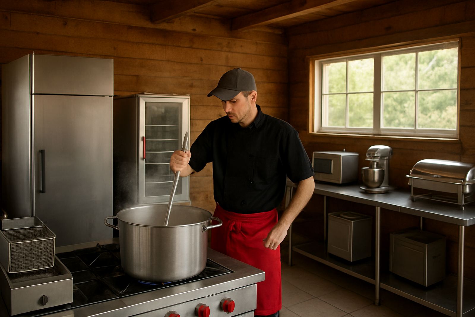 Montana Lodge Kitchen